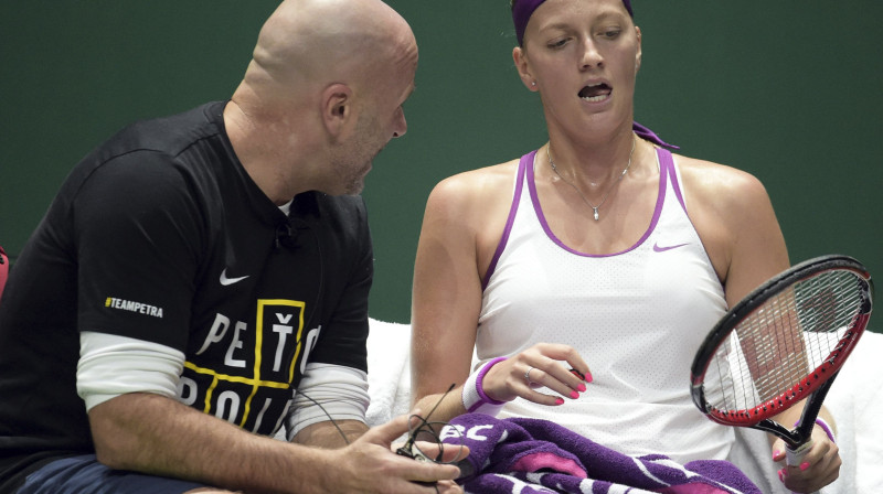 Davids Kotiza un Petra Kvitova
Foto: AP/Scanpix