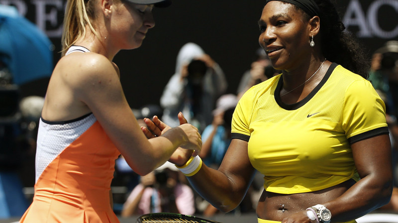 Marija Šarapova Serēnu Viljamsu nespēj uzvarēt kopš 2004. gada!
Foto: Reuters/Scanpix