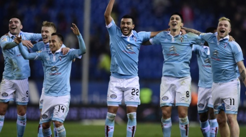 "Celta" apzinās, ka šovakar paveica kaut ko lielu
Foto: AFP/Scanpix