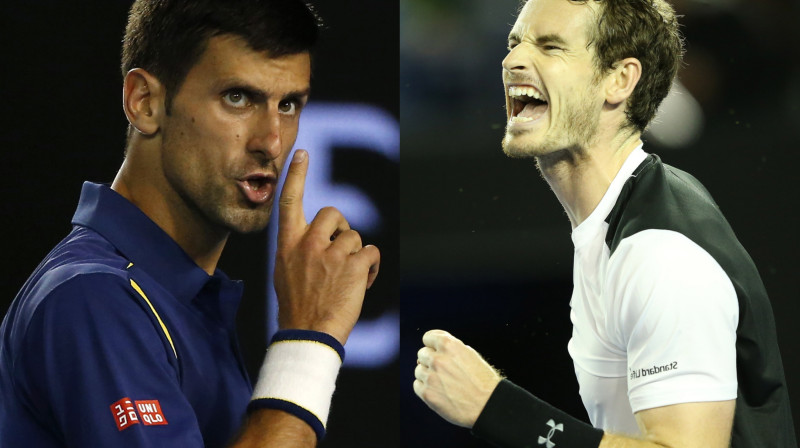 Novaks Džokovičs un Endijs Marejs
Foto: AFP/Scanpix