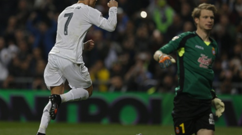 Krištianu Ronaldu un Giedrjus Arlauskis
Foto: AP/Scanpix