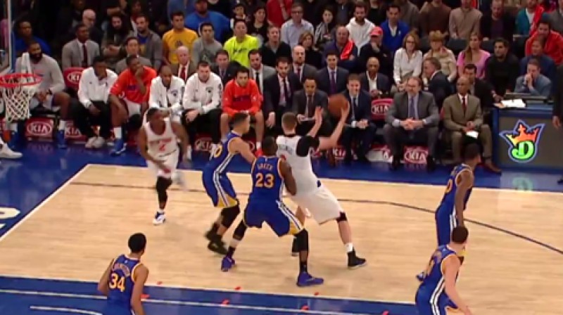 Kristaps Porziņģis pret "Warriors"