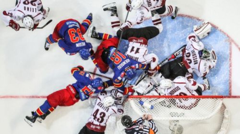 Rīgas "Dinamo" un Helsinku "Jokerit" pirmais duelis pārvērtās neprātīgā trillerī
Foto: jokerit.com