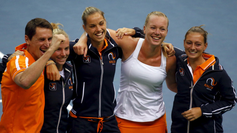 Nīderlandes sieviešu tenisa izlase 
Foto: Reuters/Scanpix