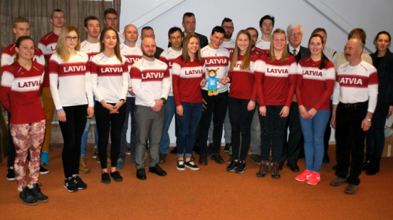 Latvijas izlase Lillehammeres spēlēs
Foto: M.Mālmeisters, Latvijas Olimpiskā komiteja