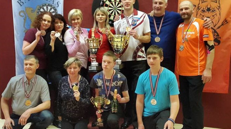 Latvijas čempionāta veiksminieki
Foto: latviadarts.com