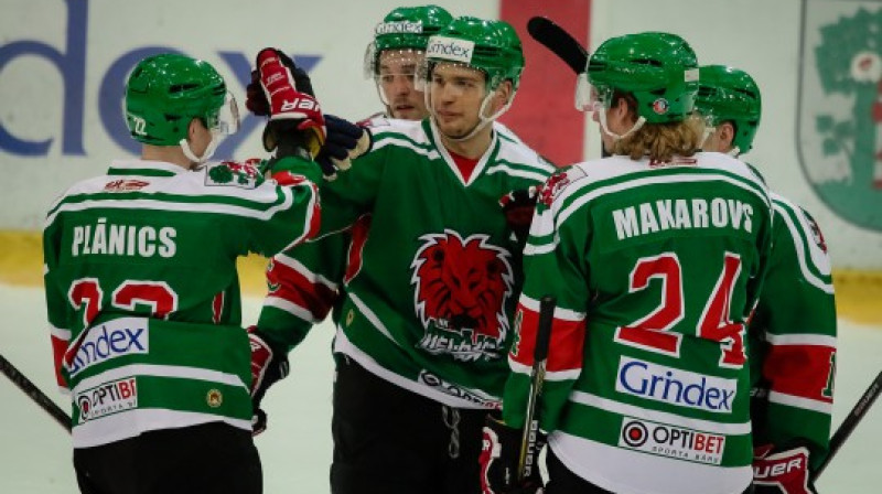 Liepājnieki svin vārtu guvumu
Foto: Ģirts Gertsons