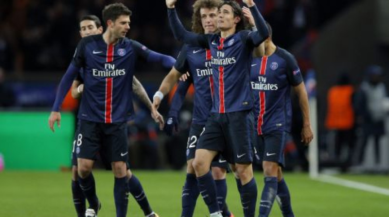 PSG atzīmē Kavani uzvaras vārtus
Foto: AP/Scanpix