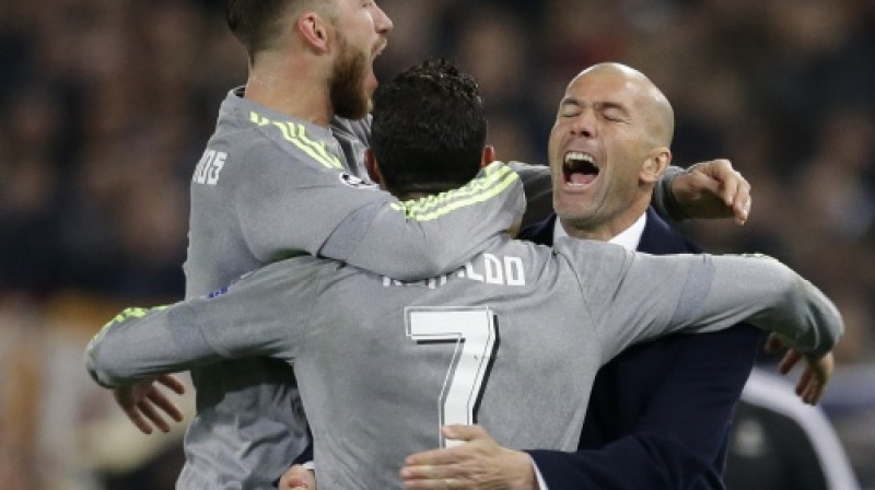 Serhio Ramoss, Krištianu Ronaldu un Zinedins Zidāns
Foto: AP/Scanpix
