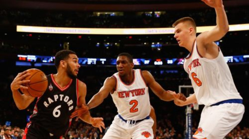 Kristaps Porziņģis pret Toronto
Foto: AFP/Scanpix