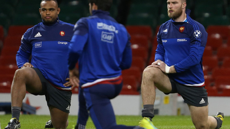 Francijas brangākajiem vīriem būs krietni jānopūlas pret Velsas grupu cīņu. 
Foto: AFP/Scanpix