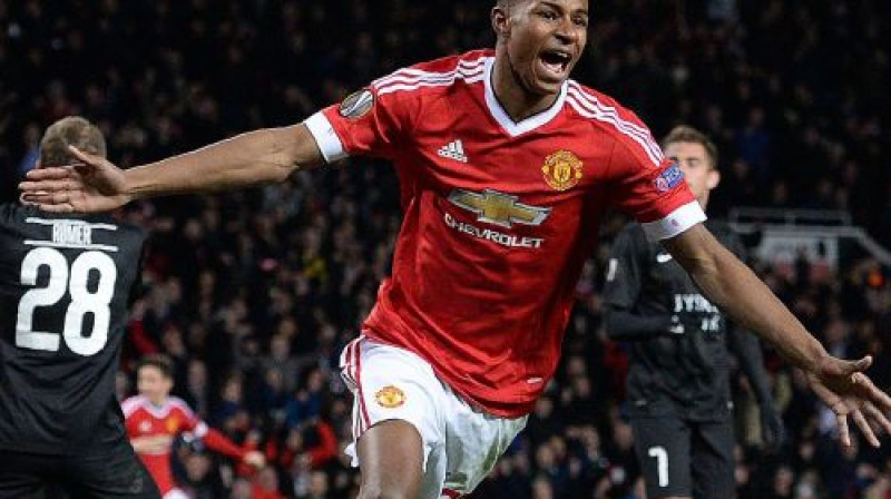 Markuss Rašfords debitē "United" lielajā komandā ar diviem vārtiem 
Foto: AFP/Scanpix