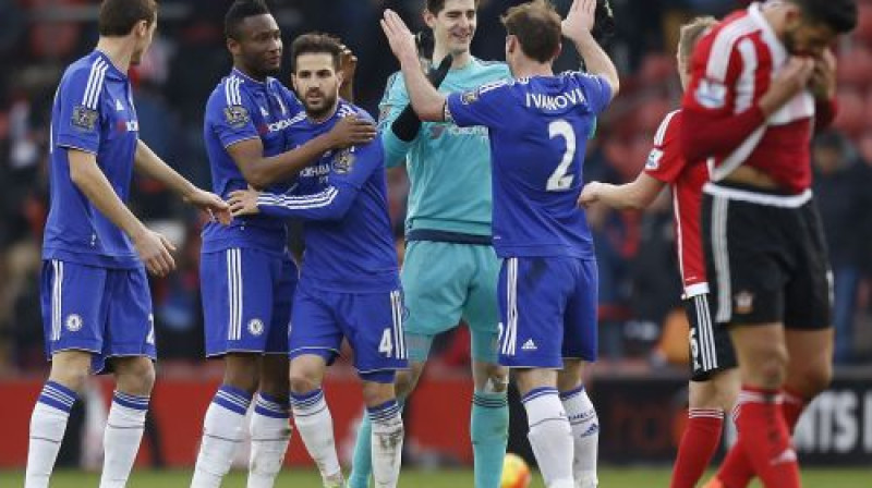 ''Chelsea'' atzīmē uzvaras vārtus
Foto: AP/Scanpix