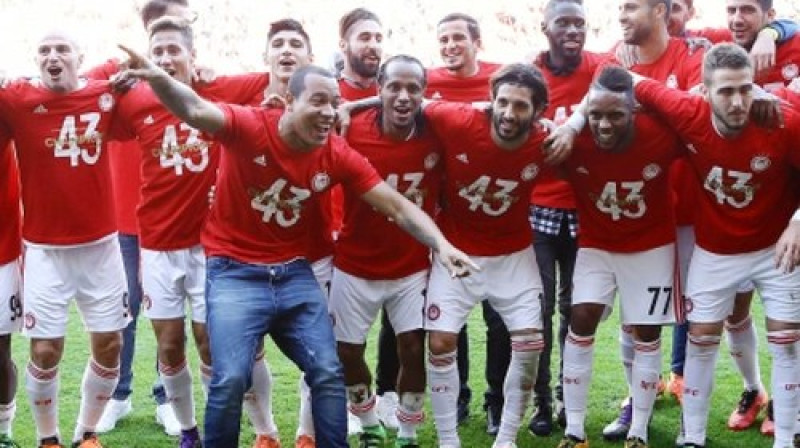 Pirejas "Olympiacos" svin 43. čempiones titulu
Foto: olympiacos.org