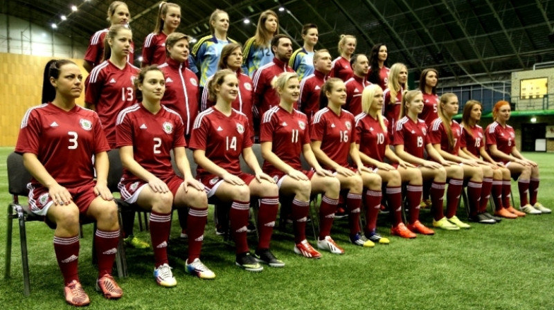 Latvijas sieviešu izlase 
Foto: lff.lv