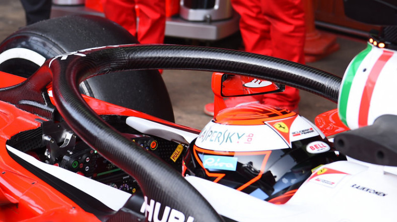 "Ferrari" testē "halo" aizsardzības risinājumu
Foto: skysports.com