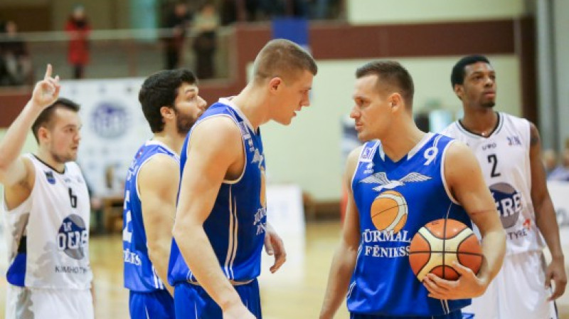"Jūrmala/Fēnikss" līderi Māris Ziediņš un Edgars Jeromanovs
Foto: Ritvars Raits