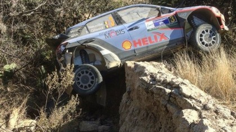 Noivila auto pēc avārijas