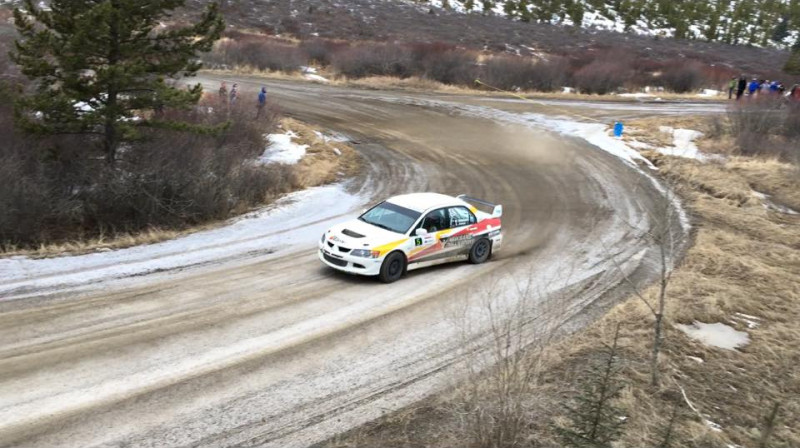 Neikšāns/Jesse rallija sacensībās Kanādā
Foto: Jānis Cērps