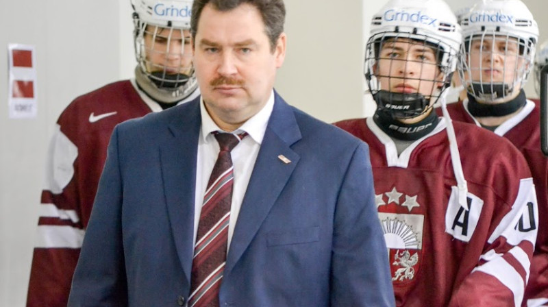 Latvijas U18 hokeja izlases galvenā trenera Ērika Miļuna kandidātu sarakstā iekļauti 38 hokejisti
Foto: Jekaterina Urošļeva
