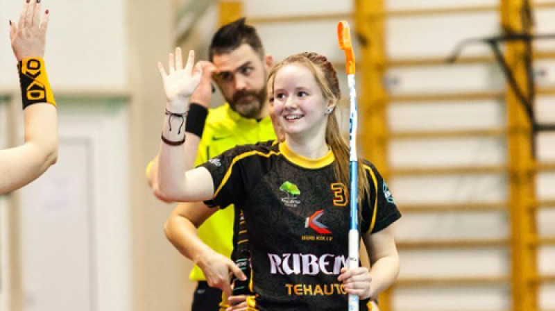 Laura Gaugere
Foto: Raivo Sarelainens, floorball.lv