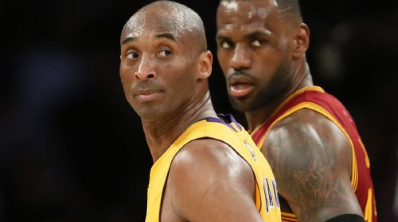 Kobe Braients un Lebrons Džeimss
Foto: AP/Scanpix