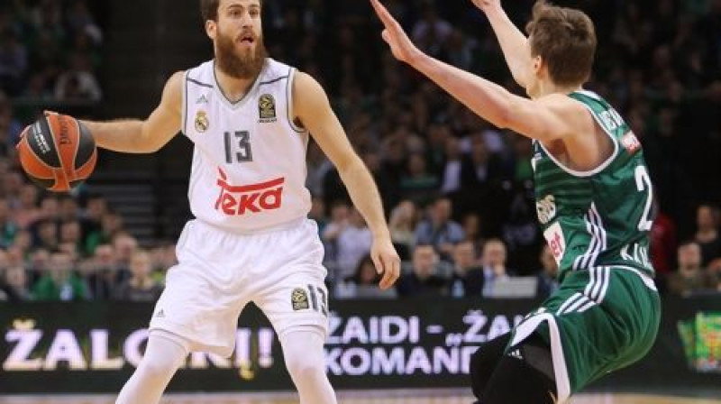 Serhio Rodrigess pret Kasparu Vecvagaru
Foto: Euroleague