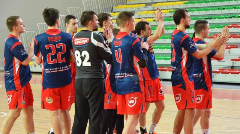 Dobeles "Tenax" handbolisti
Foto: Andris Pintāns, handbols-dobele.lv