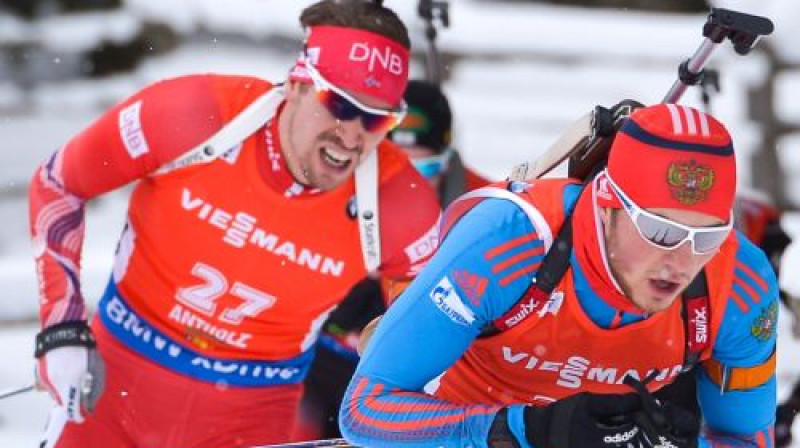 Emils Hegle Svensens un Antons Babikovs
Foto: Andrei Ivanov/TASS/Scanpix