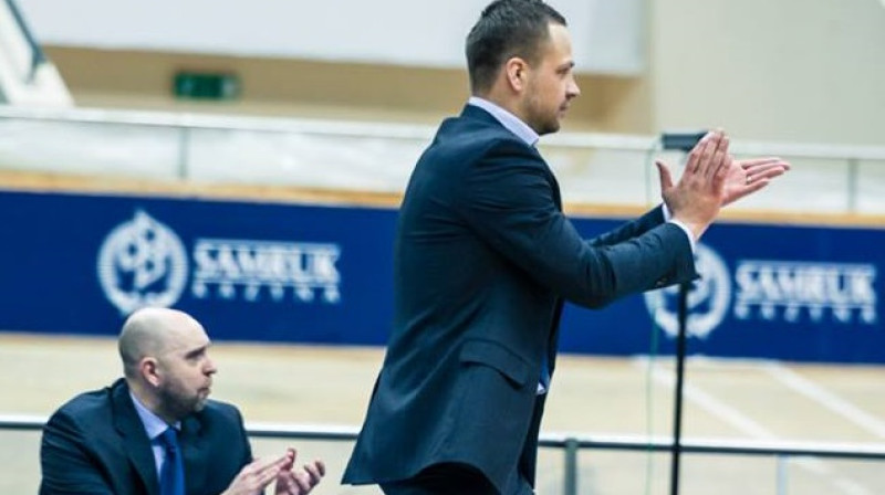 Jānis Gailītis un Jevgeņijs Kosuškins
Foto: Mikus Kļaviņš