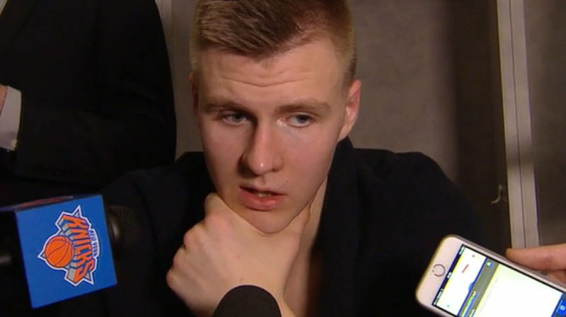 Kristaps Porziņģis
Foto: Ekrānuzņēmums