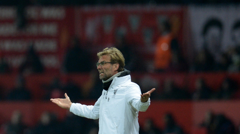 "Liverpool" galvenais treneris Jirgens Klops ceturtdaļfinālā pret savu bijušo komandu 
Foto: AFP/Scanpix