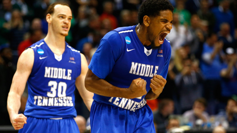 "Middle Tennessee" spēlētāju prieks
Foto: AFP/Scanpix