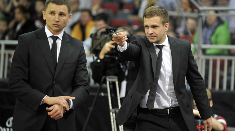 Nikolajs Mazurs un Jānis Gailītis 
Foto: Romāns Kokšarovs, Sporta Avīze, f64
