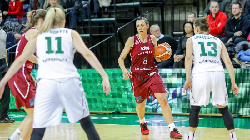 Gunta Baško-Melnbārde: 21 punkts Francijas virslīgas spēlē
Foto: Ray Vysniauskas