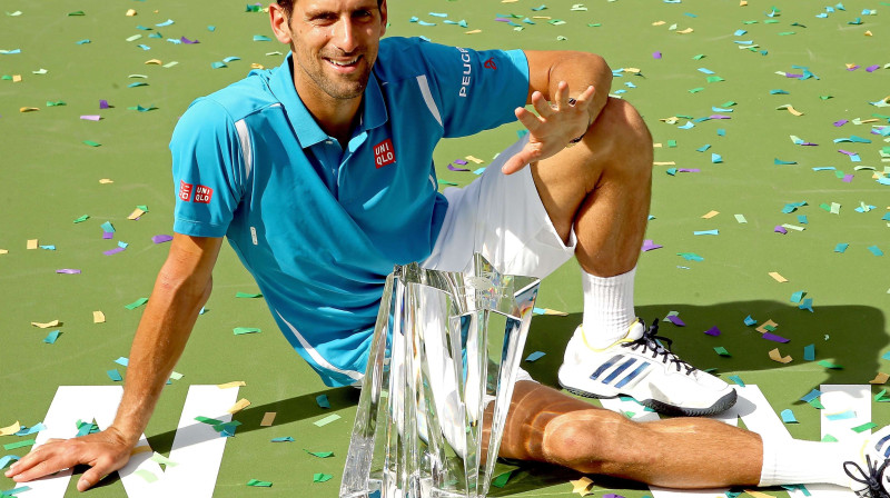 Novakam Džokovičam pieci Indianvelsas tituli!
Foto: AFP/Scanpix