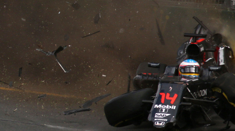 Fernando Alonso avārija Melburnā
Foto: AFP/Scanpix