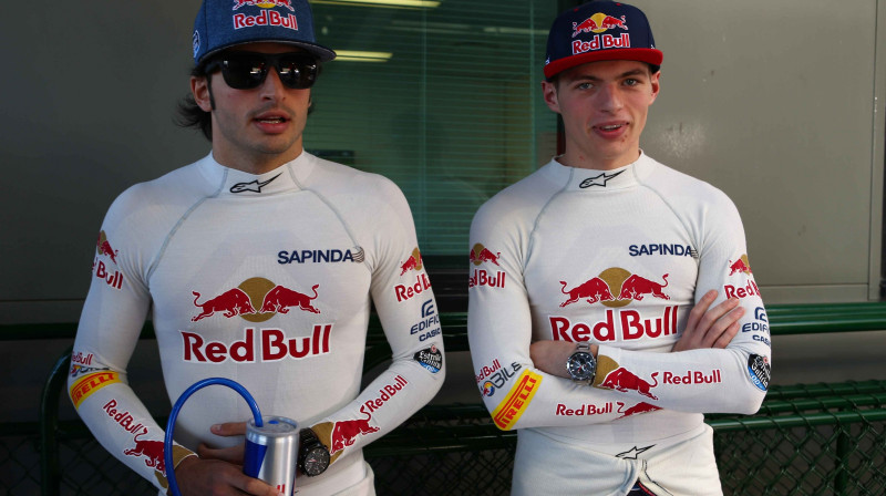 Karloss Sainss un Makss Verstapens
Foto: LaPresse/Scanpix