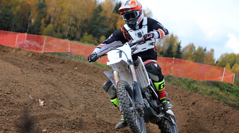 Kaspars Stupelis traumu guva, braucot ar motociklu
Foto: Elviss Millers