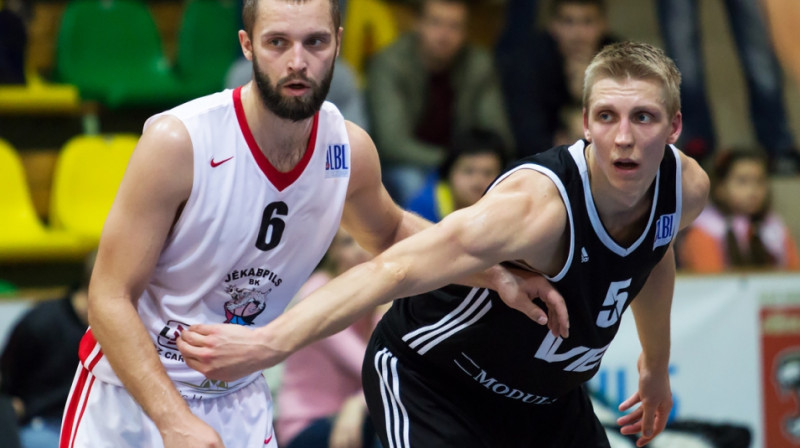 Oskars Virsis un Mareks Mejeris 
Foto: L.Irša, bkjekabpils.lv