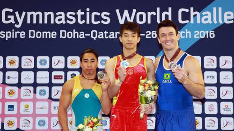 Dohas atbalsta lēciena laureāti 
Foto: dohagym.com