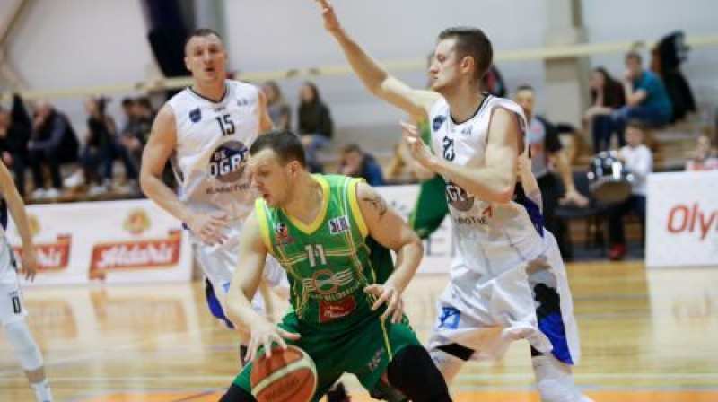 Jurijs Aleksejevs guva 11 punktus un pievienoja 13 atlēkušās bumbas
Foto: Ritvars Raits