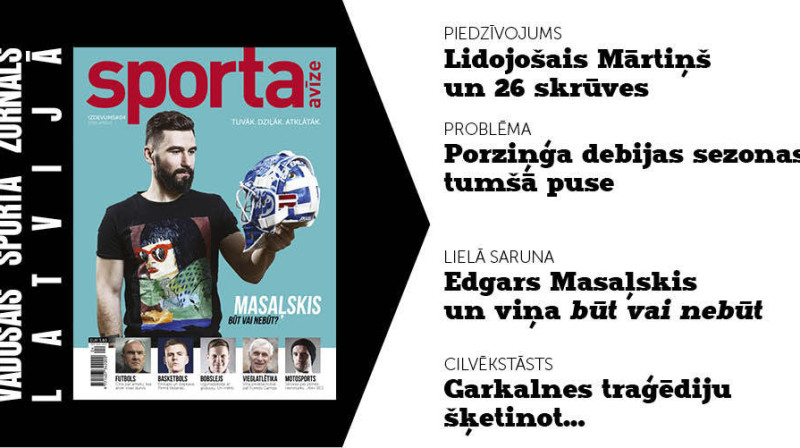 "Sporta Avīzes jaunākais izdevums
Publicitātes foto