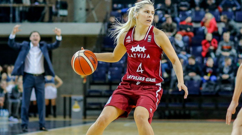 Elīna Babkina: 26 punkti pirmajā "play-off" spēlē Ungārijā
Foto: Ray Vysniauskas