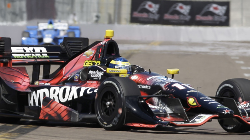 Burdē IndyCar sacīkstēs Sanpītersburgā
Foto: TT NYHETSBYRÅN/Scanpix