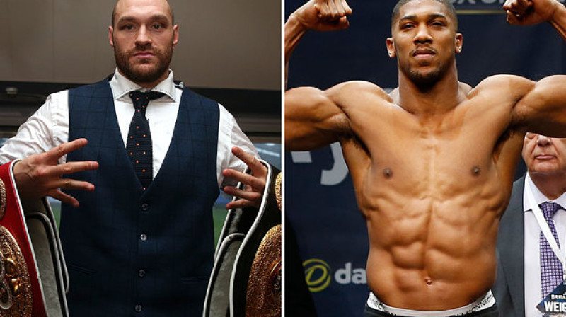 Taisons Fjūrijs un Entonijs Džošua
Foto: Rex Features