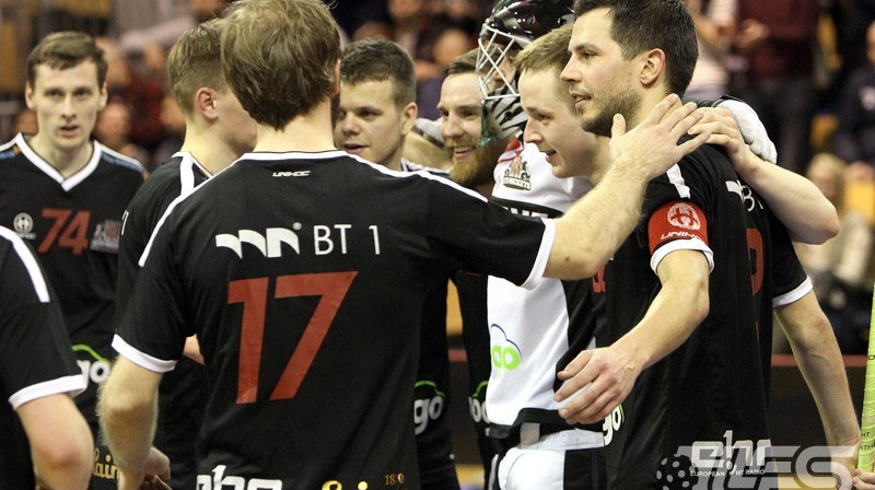 Mogo-RTU/Rockets svin iekļūšanu finālā
Foto: Floorball.lv