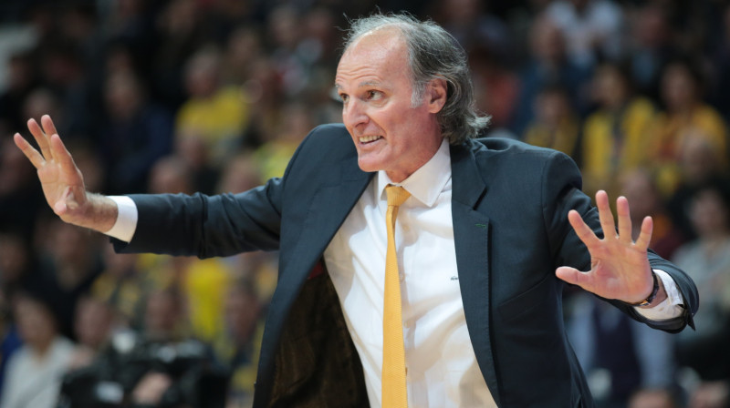 Duško Ivanovičs: "Khimki" galvenais treneris spēlē pret "Olympiacos"
Foto: AFP/Scanpix