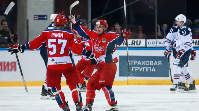 Maskavas CSKA atzīmē izlīdzinājuma panākšanu
Foto: TASS/Scanpix