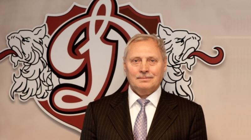 Rīgas "Dinamo" padomes priekšsēdētājs J.Savickis
Foto: dinamoriga.lv